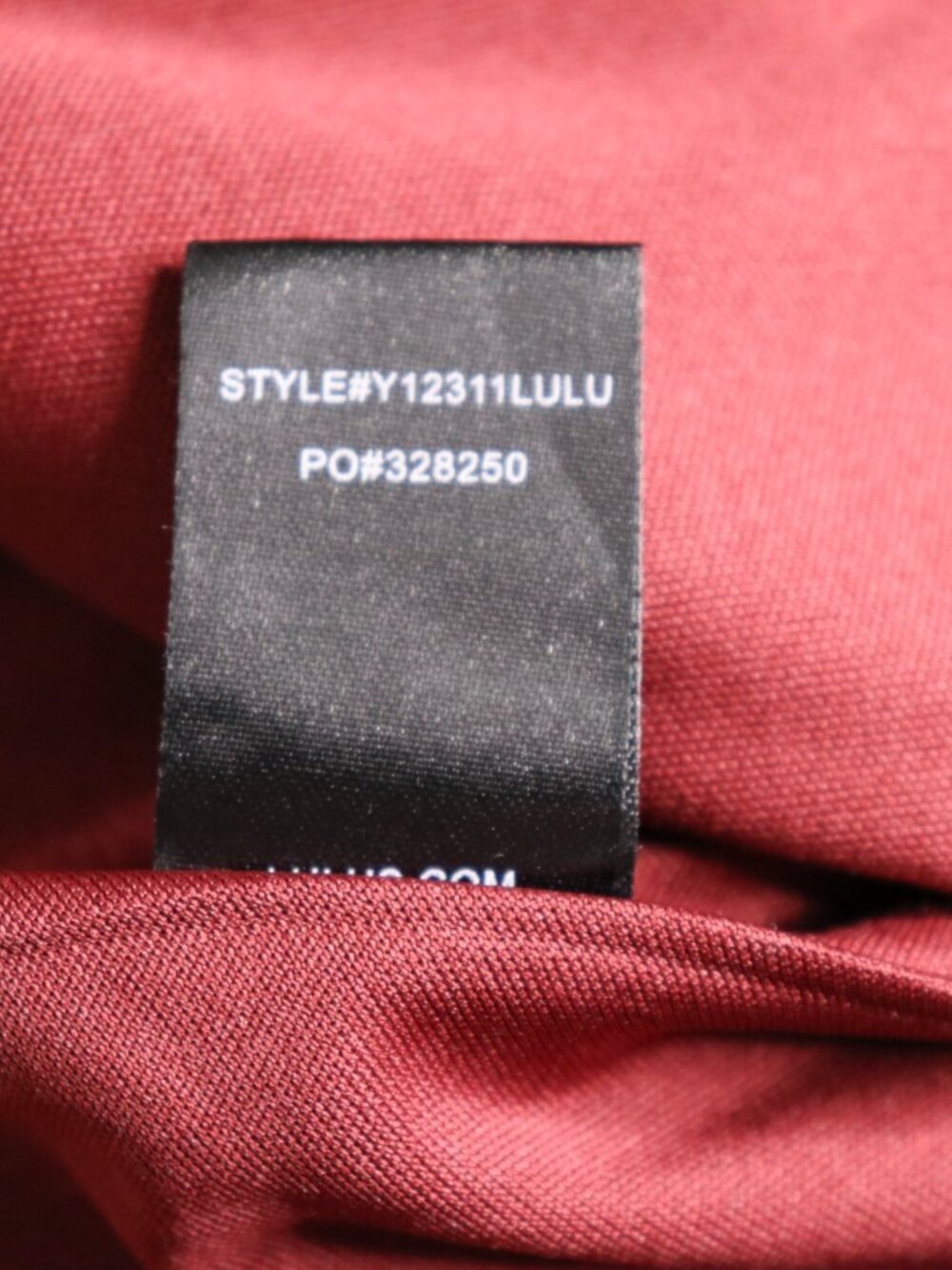 LuLu's Cross Your Heart Wine Red Skater Dress XL Burgundy Fit & Flare Mini - Picture 13 of 14